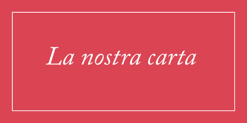 La nostra carta