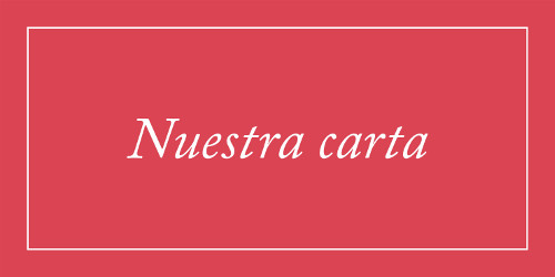 Nuestra carta